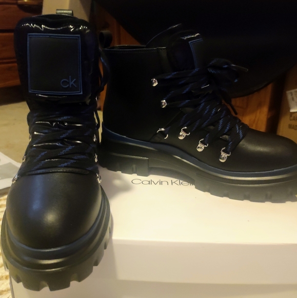 Calvin Klein combat boots - Picture 2 of 5
